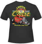 2024 Cruisin' The Coast Dark Design Short Sleeve T-shirt