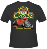 2024 Cruisin' The Coast Dark Design Short Sleeve T-shirt