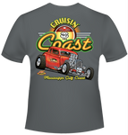 2024 Cruisin' The Coast Dark Design Short Sleeve T-shirt