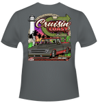 2024 Cruisin' The Coast Main Design Short Sleeve T-shirt