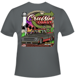 2024 Cruisin' The Coast Main Design Short Sleeve T-shirt