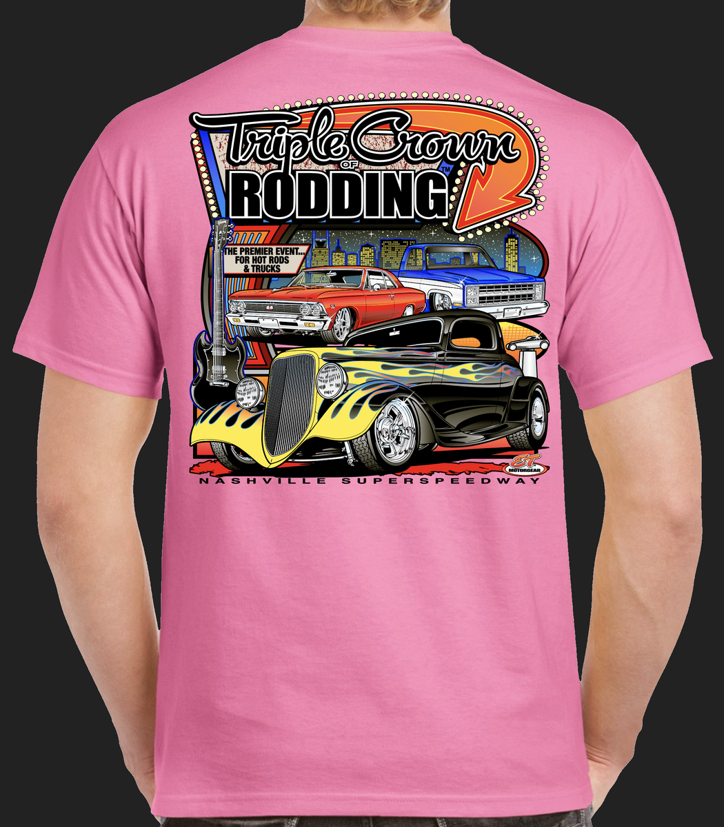 2023 Triple Crown of Rodding Main Design Short Sleeve T-shirt – ET ...