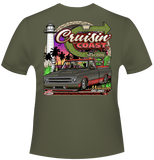 2024 Cruisin' The Coast Main Design Short Sleeve T-shirt